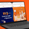 Imagem de um computador com o novo e-commerce Minancora, que é uma das formas de comprar Minancora
